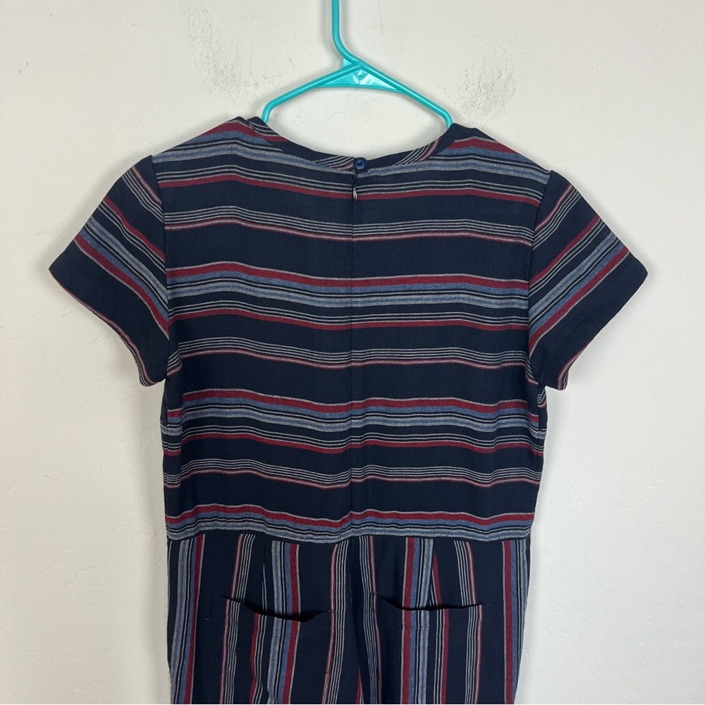 Bridge & Burn Stripe Scoop Neck Jumpsuit - Picture 9 of 10